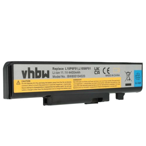 VHBW Notebook Battery Lenovo L10P6F01, 57Y6626, 57Y6625, L10S6F01 - 4400 mAh 11.1 V Li-Ion, black