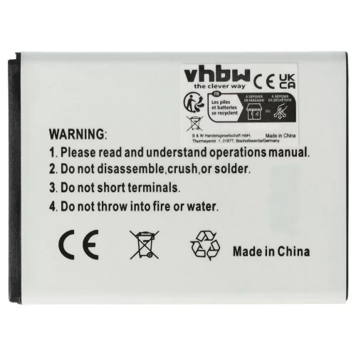 VHBW Mobile Phone Battery for Samsung EB464358VUBSTD, EB464358VU - 1300 mAh 3.7 V Li-Ion
