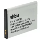 VHBW Mobile Phone Battery for Samsung EB464358VUBSTD, EB464358VU - 1300 mAh 3.7 V Li-Ion