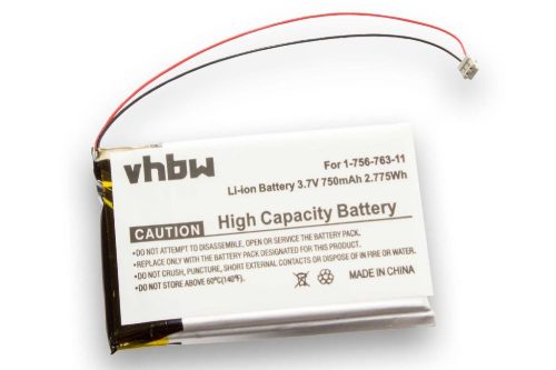 MP3-lejátszó akku Sony PMPSYHD1-hez - 800 mAh 3,7 V Li-polimer