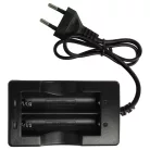 VHBW Charger for 17670, 18650 Batteries - 2 Slot
