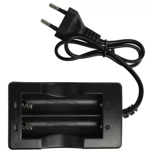 VHBW Charger for 17670, 18650 Batteries - 2 Slot