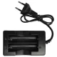 VHBW Charger for 17670, 18650 Batteries - 2 Slot