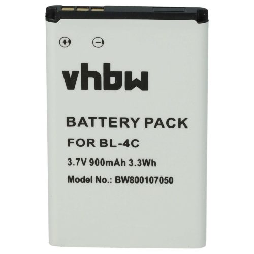 VHBW Mobile Phone Battery Emporia AK-C140 - 900 mAh 3.7 V Li-Ion - Smartphone Battery