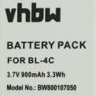 VHBW Mobile Phone Battery Emporia AK-C140 - 900 mAh 3.7 V Li-Ion - Smartphone Battery