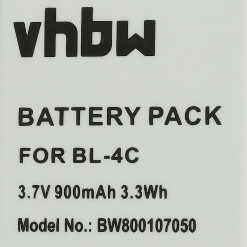 VHBW Mobile Phone Battery Emporia AK-C140 - 900 mAh 3.7 V Li-Ion - Smartphone Battery