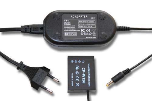 VHBW Tápegység AC-9XAC-9VXAC-9VCPW126 kamerához + DC csatoló, mint Fuji AC-9V - 2 m, 9 V 2,0 A