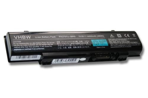 Notebook akkumulátor  Toshiba PA3757U-1BRS, PABAS213 - 4400 mAh 10,8 V Li-Ion, fekete