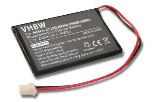 VHBW E-Book Reader Akku NENA-21120, NENA-PWBT10001 - 2000 mAh 3,7 V Li-Polymer