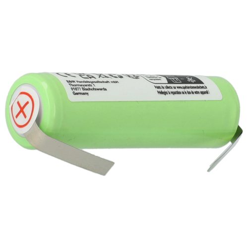 Battery replaces Braun 180AAH, 233.8008860 - 2500 mAh 1.2 V NiMH