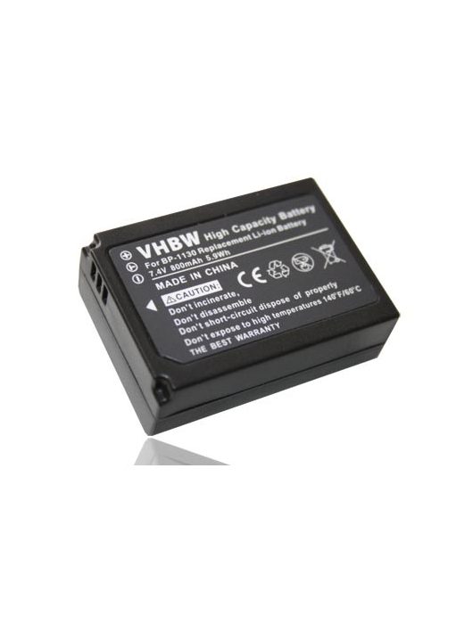 Samsung ED-BP1130, BP1130, BP-1130 akkumulátor - 800 mAh, 7,4 V, Li-Ion