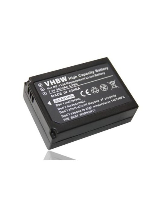 Samsung ED-BP1130, BP1130, BP-1130 akkumulátor - 800 mAh, 7,4 V, Li-Ion