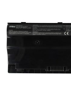   Notebook akkumulátor  Asus A42-G75 - 4400 mAh 14,8 V Li-Ion, fekete