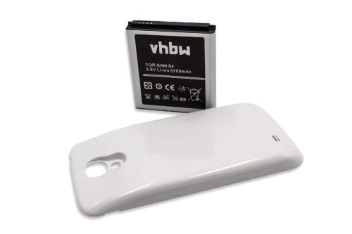 Mobiltelefon akkumulátor  Samsung B600BE, B600, B600BU telefonokhoz - 5200 mAh 3,8 V Li-Ion + házfedél