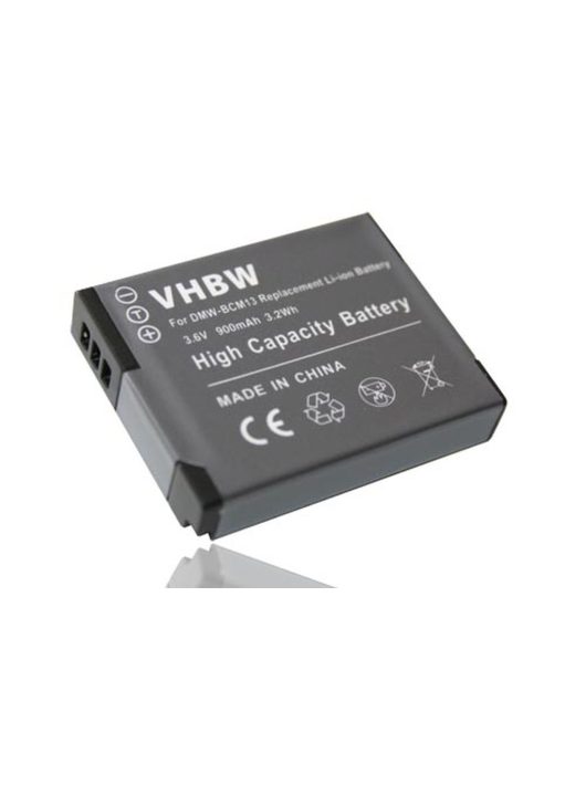 Panasonic DMW-BCM13E, DMW-BCM13PP, DMW-BCM13 akkumulátor - 900 mAh, 3,6 V, Li-Ion