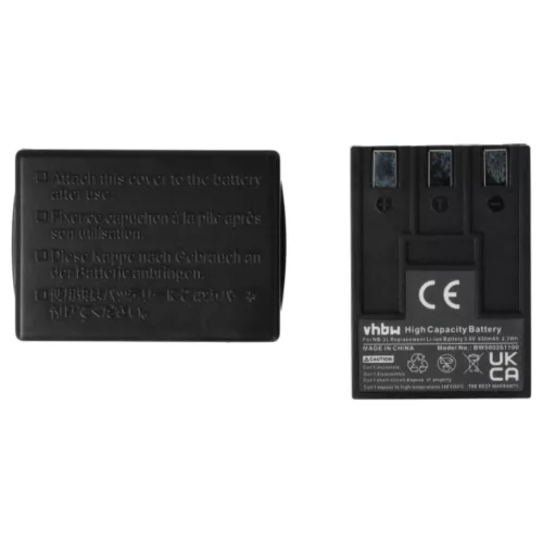 VHBW Akku für Canon NB-3L - 650 mAh 3,6 V Li-Ion