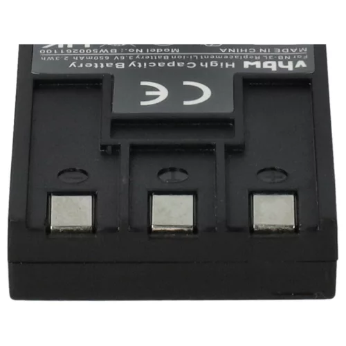 VHBW Akku für Canon NB-3L - 650 mAh 3,6 V Li-Ion