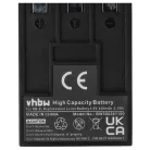VHBW Akku für Canon NB-3L - 650 mAh 3,6 V Li-Ion