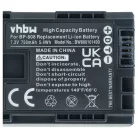 VHBW Videokamera Akku 2740B002, BP-808 - 750 mAh 7,2 V Li-Ion