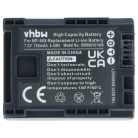 VHBW Videokamera Akku Canon 2740B002, BP-808 - 750 mAh 7,2 V Li-Ion