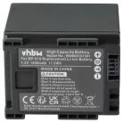 VHBW Videokamera Akku Canon 2740B002, BP-819 - 1600 mAh 7,2 V Li-Ion