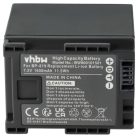 VHBW Videokamera Akku 2740B002, BP-819 - 1600 mAh 7,2 V Li-Ion