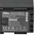 VHBW Videokamera Akku 2740B002, BP-819 - 1600 mAh 7,2 V Li-Ion