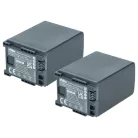 VHBW Videokamera Akku 2740B002, BP-827 - 2400 mAh 7,2 V Li-Ion