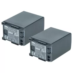   VHBW Videokamera Akku 2740B002, BP-827 - 2400 mAh 7,2 V Li-Ion