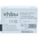 VHBW Akku Canon LP-E8 - 900 mAh 7,2 V Li-Ion