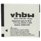 VHBW Akku Canon NB-8L Ersatz - 600 mAh 3,6 V Li-Ion