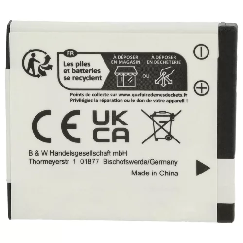 VHBW Akku Canon NB-8L - 600 mAh 3,6 V Li-Ion