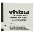 VHBW Akku Canon NB-8L - 600 mAh 3,6 V Li-Ion