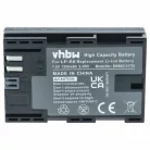 VHBW Akku Canon LP-E6 Ersatz - 1300 mAh 7,4 V Li-Ion