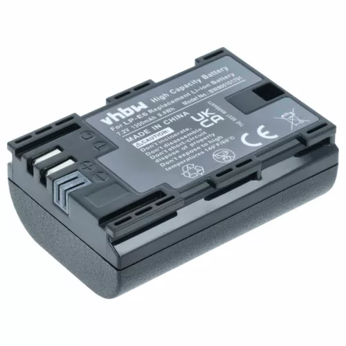 VHBW Akku Canon LP-E6 Ersatz - 1300 mAh 7,4 V Li-Ion
