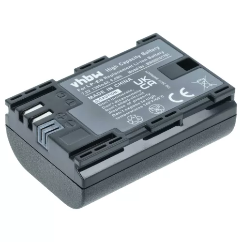 VHBW Akku Canon LP-E6 Ersatz - 1300 mAh 7,4 V Li-Ion