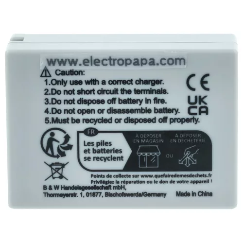 VHBW Akku Canon NB-10L Ersatz - 700 mAh 7,4 V Li-Ion