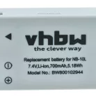 VHBW Akku Canon NB-10L Ersatz - 700 mAh 7,4 V Li-Ion