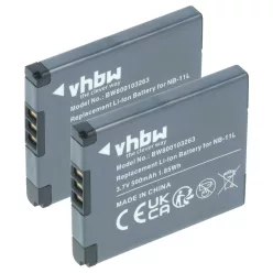 VHBW Kamera Akku NB-11LH, NB-11L - 500 mAh 3,7 V Li-Ion