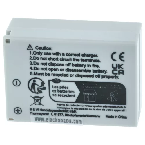 VHBW Akku für Canon NB-7L - 700 mAh 7,2 V Li-Ion