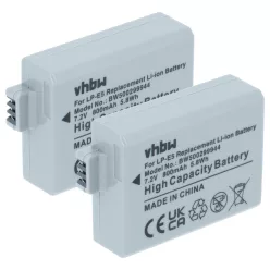 VHBW Akku Canon LP-E5, LC-E5 - 800 mAh 7,2 V Li-Ion
