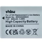 VHBW Akku Canon LP-E5, LC-E5 - 800 mAh 7,2 V Li-Ion
