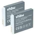 VHBW Akku für Canon NB-6L - 750 mAh 3,6 V Li-Ion