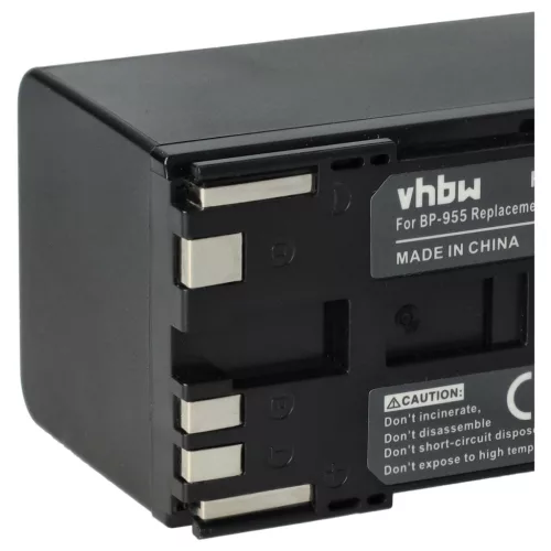VHBW Videokamera Akku BP-955 - 4400 mAh 7,4 V Li-Ion
