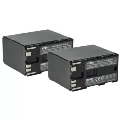 VHBW Videokamera Akku BP-975 - 6600 mAh 7,4 V Li-Ion