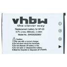 VHBW Akku Casio NP-20DBA, NP-20 - 550 mAh 3,6 V Li-Ion