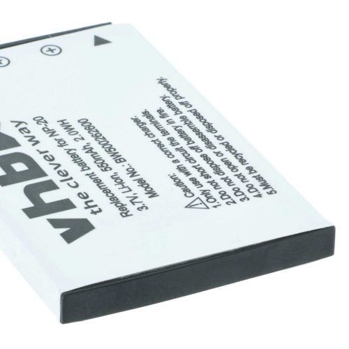 VHBW Akku Casio NP-20DBA, NP-20 - 550 mAh 3,6 V Li-Ion
