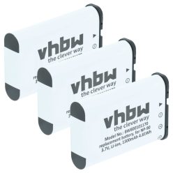 VHBW Akku Casio NP-90 Ersatz - 1300 mAh 3,6 V Li-Ion