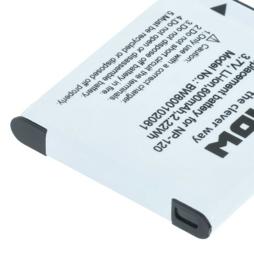 VHBW Akku Casio NP-120 - 550 mAh 3,6 V Li-Ion