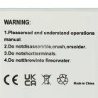 VHBW Akku für Casio NP-60 - 550 mAh 3,6 V Li-Ion